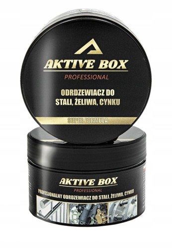 Odrdzewiacz neutralizator rdzy - Preparat do usuwania rdzy z metalu stali i żeliwa antykorozyjny Aktive Box 200ml