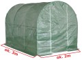 TUNEL OGRODOWY FOLIOWY 3x2x2m ZIELONY