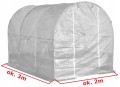 TUNEL OGRODOWY FOLIOWY 3x2x2m BIAŁY, 