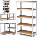 Mocny Regał Magazynowy Metalowy 875kg 5 Półek Garażowy 180x90x40