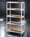 Mocny Regał Magazynowy Metalowy 875kg 5 Półek Garażowy 180x90x40