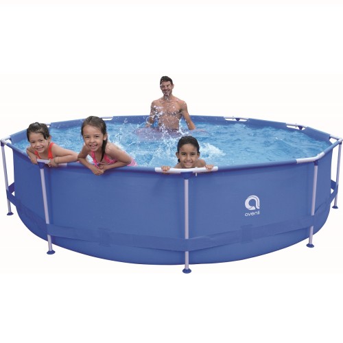 Basen Ogrodowy Sirocco Blue 360x76 cm Stelażowy Pompa Filtr GRATIS