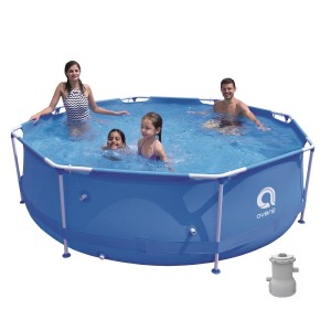 Basen Ogrodowy Sirocco Blue 300x76 cm Stelażowy Pompa Filtr