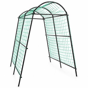 Pergola Ogrodowa 230 cm Stelaż Pod Róże Pnącza Metalowa