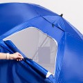 Duży parasol plażowy i ogrodowy 3w1 - składany parawan