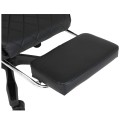 Fotel Gamingowy z Podnóżkiem Eco Skóra QUATTRO Black
