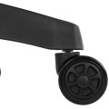 Fotel Gamingowy z Podnóżkiem Eco Skóra QUATTRO Black