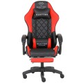 Ergonomiczny Fotel Gamingowy Quattro Carbon Red Pikowany