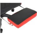 Ergonomiczny Fotel Gamingowy Quattro Carbon Red Pikowany