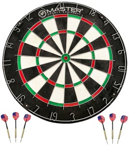Tarcza do Darta MASTER Grande z Uchwytem Ściennym + 6 rzutek  GRATIS