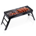 Grill węglowy składany przenośny 77x23x31 cm