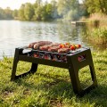 Grill węglowy składany przenośny 46x22x22 cm