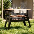 Grill węglowy składany przenośny 46x22x22 cm
