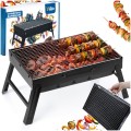 Grill węglowy składany przenośny walizka 51x30x23 cm
