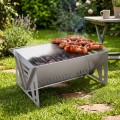 Grill węglowy stalowy składany 40x24x17 cm