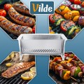 Grill węglowy stalowy składany 40x24x17 cm