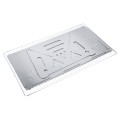 Grill węglowy stalowy składany 40x24x17 cm