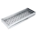 Grill węglowy stalowy składany przenośny 73x21x37 cm