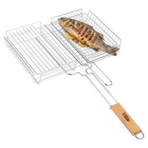 Ruszt do grillowania metalowy 41,5x28 cm