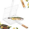 Ruszt do grillowania metalowy 33x29 cm