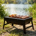 Grill węglowy składany przenośny walizka 40x27,5x20 cm
