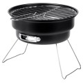 Grill węglowy stalowy składany przenośny 28x26x22 cm