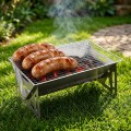 Grill węglowy stalowy składany 28x18x12 cm