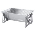 Grill węglowy stalowy składany 28x18x12 cm
