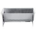 Grill węglowy stalowy składany 28x18x12 cm