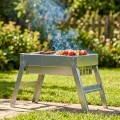 Grill węglowy stalowy składany przenośny 46x21x27 cm