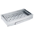 Grill węglowy stalowy składany przenośny 46x21x27 cm