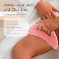 Gua Sha z naturalnej żywicy 2 sztuki w zestawie