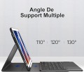 Etui, klawiatura Earto do iPad 9, touchpad do iPada 10.2, czarny
