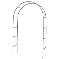 Pergola Ogrodowa Metalowa 235 cm – Łuk Pod Róże, Bluszcz, Winorośl | Tunel dla Roślin Pnących | Dekoracja Do Ogrodu i Działki