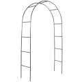 Pergola Ogrodowa Metalowa 235 cm – Łuk Pod Róże, Bluszcz, Winorośl | Tunel dla Roślin Pnących | Dekoracja Do Ogrodu i Działki