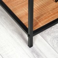 Regał Metalowy Czarny z 4 Półkami 46x30x130 cm – Minimalizm i Funkcjonalność w Nowoczesnym Stylu