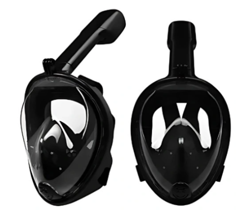 Maska do nurkowania rozmiar S/M czarna HINATAA