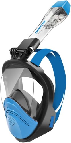 Maska do nurkowania rozmiar S/M kolor czarno zielony  HINATAA