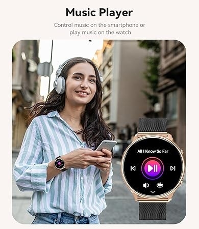 Smartwatch Fitonme  G37 w kolorze czarno złotym
