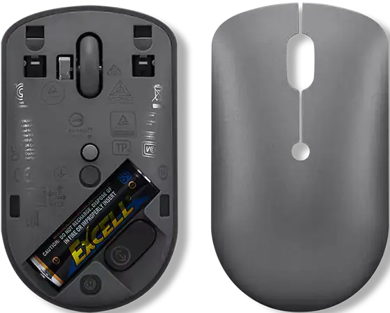 Bezprzewodowa mysz kompaktowa Lenovo | 540 | Czerwony czujnik optyczny | Bezprzewodowa | 2.4G przez odbiornik USB-C | Storm Grey | 1 rok(y)