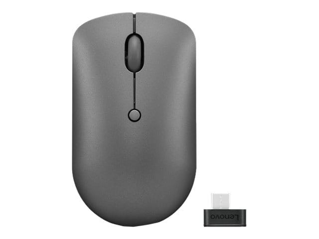 Bezprzewodowa mysz kompaktowa Lenovo | 540 | Czerwony czujnik optyczny | Bezprzewodowa | 2.4G przez odbiornik USB-C | Storm Grey | 1 rok(y)