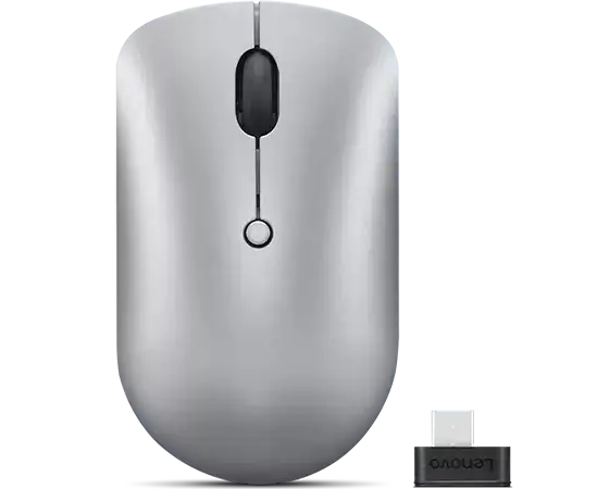 Bezprzewodowa mysz kompaktowa  Lenovo 540  Czerwony czujnik optyczny | Bezprzewodowa | 2.4G bezprzewodowa przez odbiornik USB-C | Chmurowa szarość | 1 rok(i)