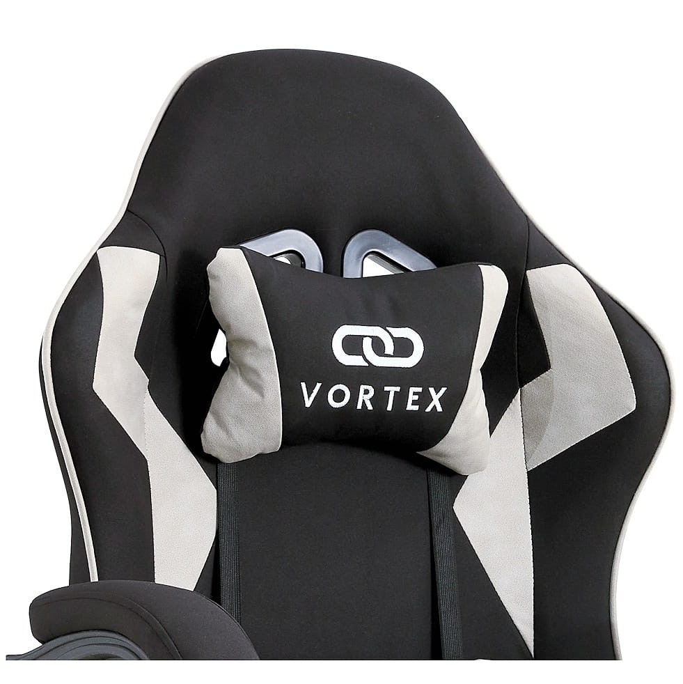 Fotel gamingowy EXTREME Vortex Light Gray – tkanina, ergonomia, regulacja