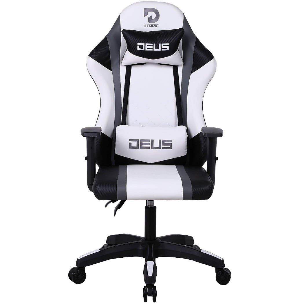 Fotel gamingowy DEUS Storm – ergonomia, regulacja, poduszki, design