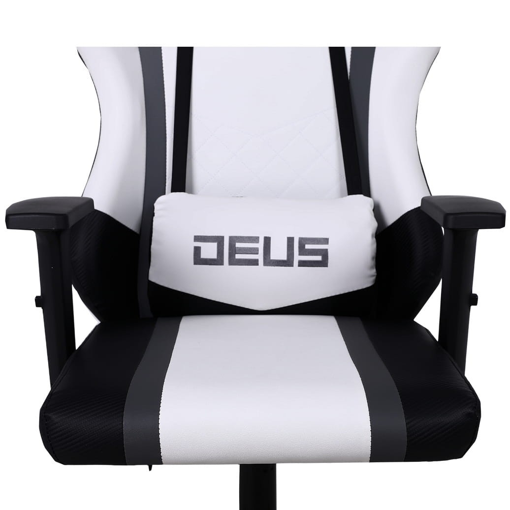 Fotel gamingowy DEUS Storm – ergonomia, regulacja, poduszki, design