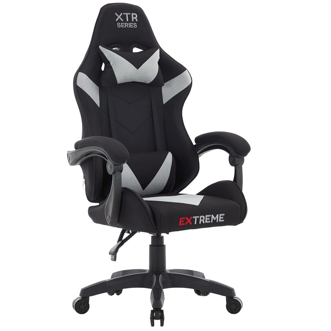 Fotel gamingowy EXTREME XTR Light Gray – ergonomiczny, wygodny, stylowy