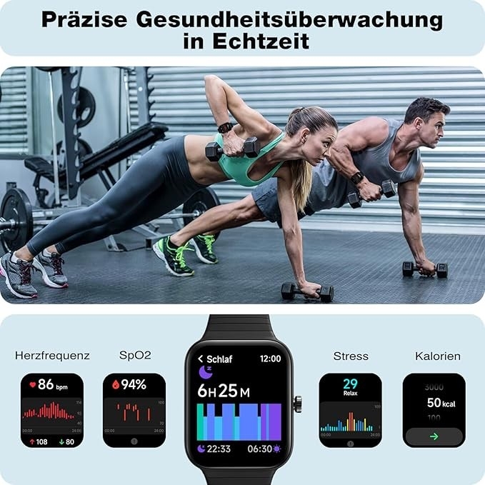 Smartwatch IDW15, smartwatch sportowy, wielofunkcyjny smartwatch