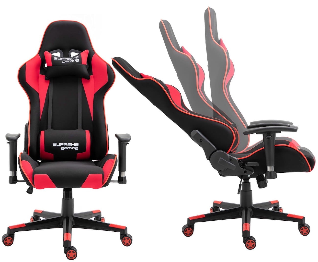 Fotel gamingowy PlayMaker Black/Red