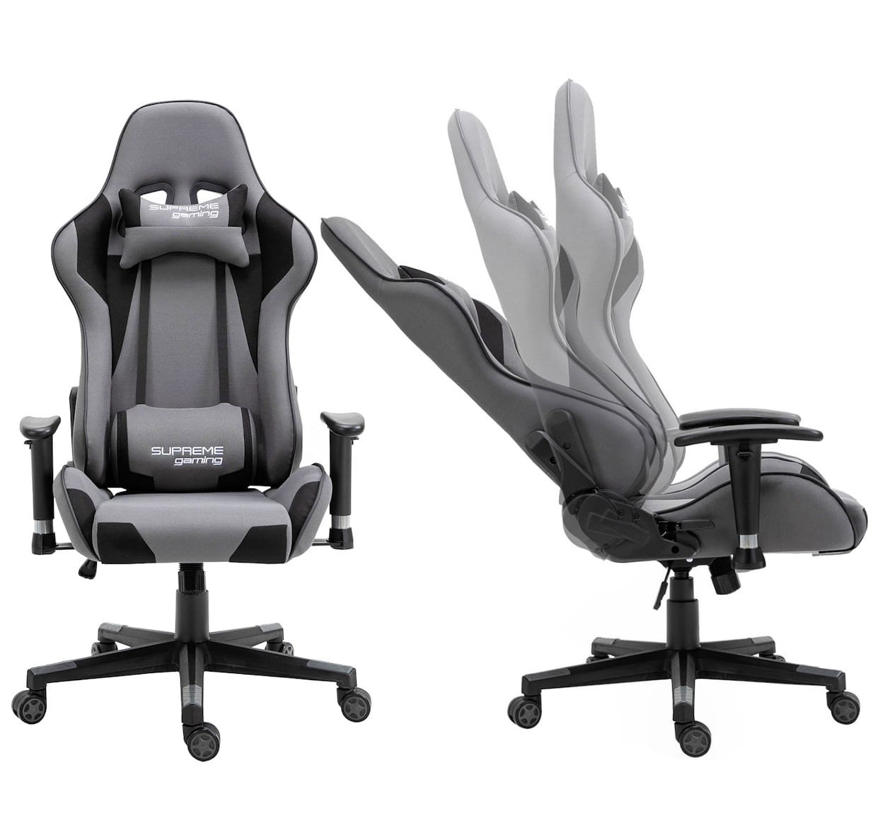Fotel gamingowy EXTREME  PlayMaker Gray/Black