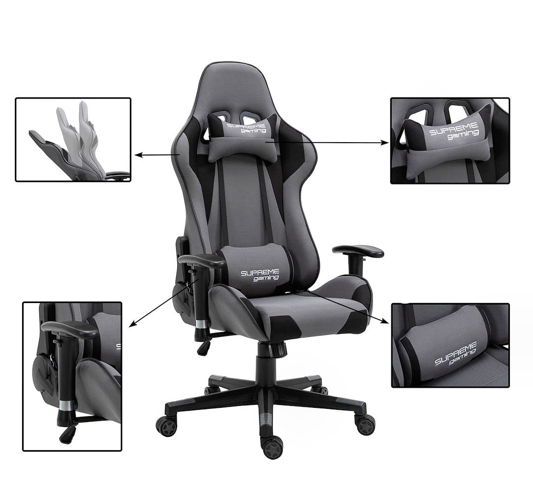 Fotel gamingowy EXTREME  PlayMaker Gray/Black